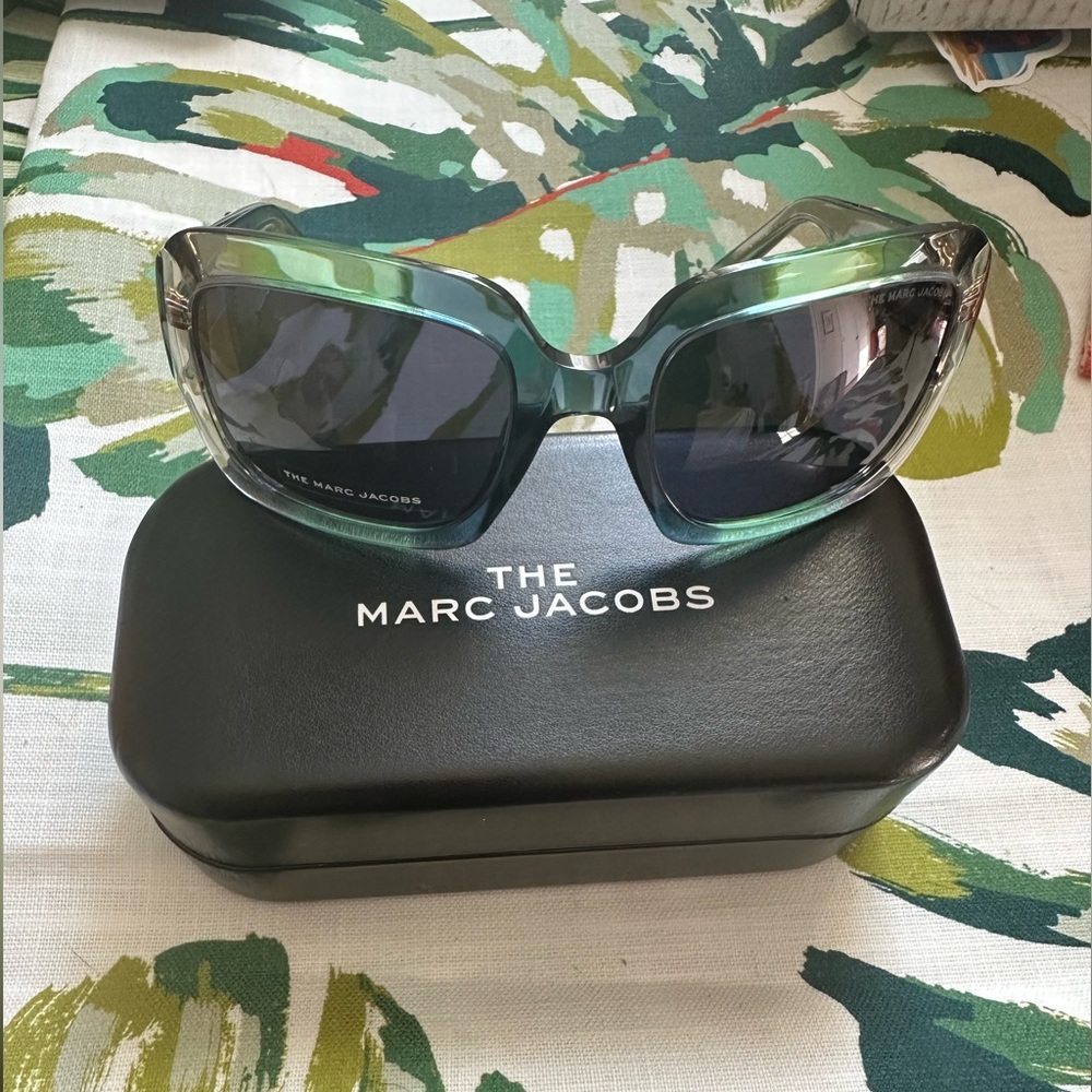 NEW Marc Jacobs MARC 574/S-08YW IR Green Grey Sunglasses - Picture 5 of 7